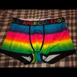 American Eagle rainbow trunk XL